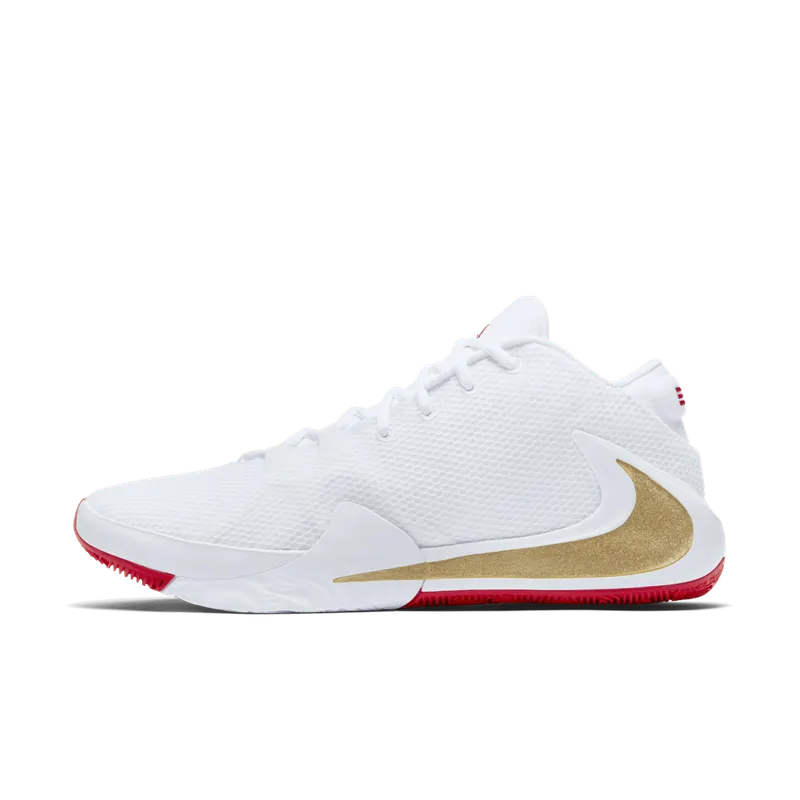 Nike Zoom Freak 1 Roses White/Metallic Gold-University Red (BQ5422-100)