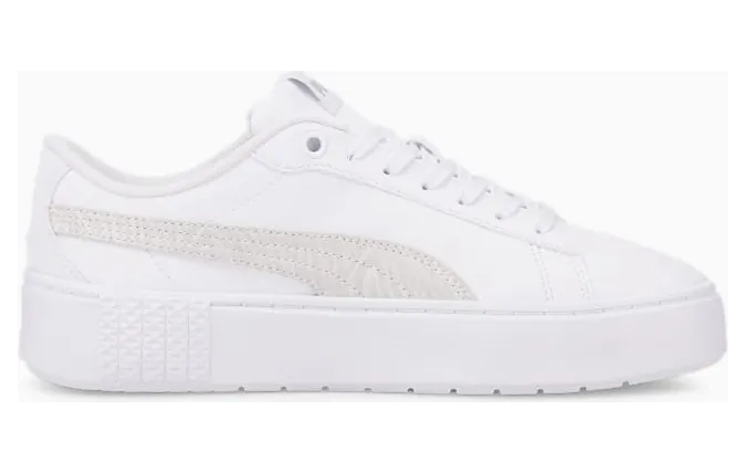 Puma Smash Platform v2 Tiger Wit (383877-02)