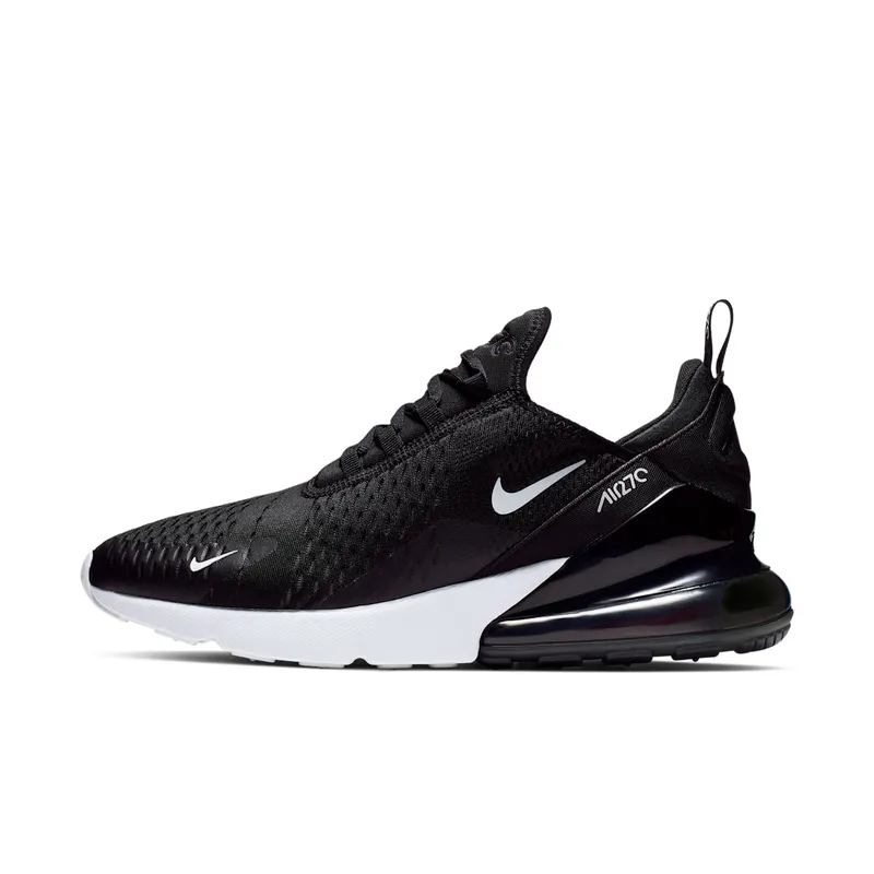 Nike  Air Max 270 Black White Black/Anthracite-White-Solar Red (AH8050-002)