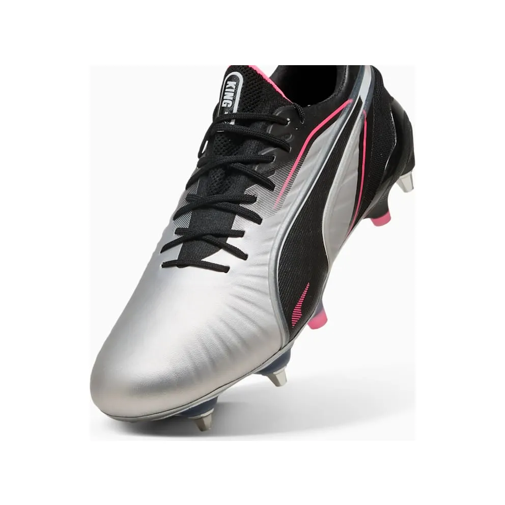 Puma King Ultimate MxSG Silver Black Sun Struck White (108304-03)
