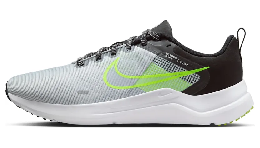 Nike Downshifter 12 Wolf Grey White Black Volt (DD9293-011)