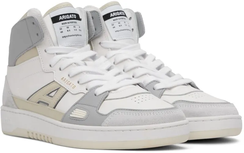 Axel Arigato Gray & White A-Dice Hi WHITE/BEIGE/GREY (F0428003)