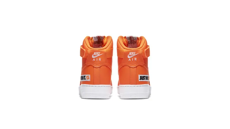 Nike Air Force 1 High Just Do It Pack Orange Total Orange/Total Orange-Black-White (BQ6474-800)