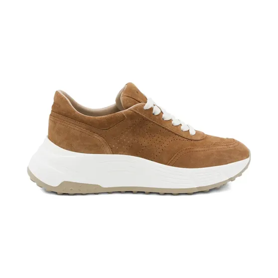 Hogan H669 Plateau-Sneakers aus Wildleder “Brown” (HXW6690GC10BTM)