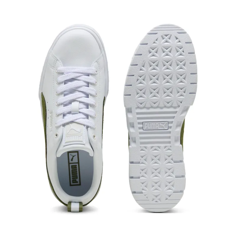 Puma Mayze “Puma White / Olive Green” (381983_54)