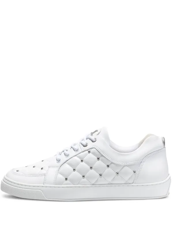 Leandro Lopes Ezio verfraaid with studs – White (LL092P69)