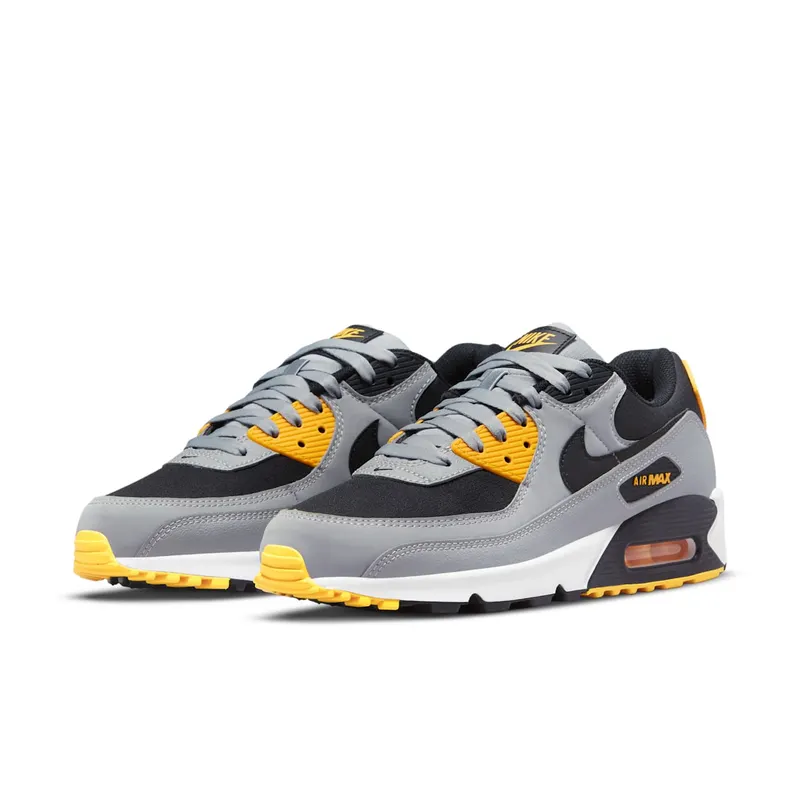 Nike Air Max 90 Grey Black University Gold (DH4619-003)