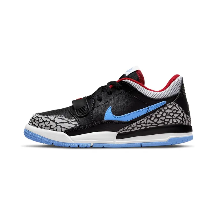 Jordan Legacy 312 Low Black Valor Blue University Red Wolf Grey (CD9055-004)