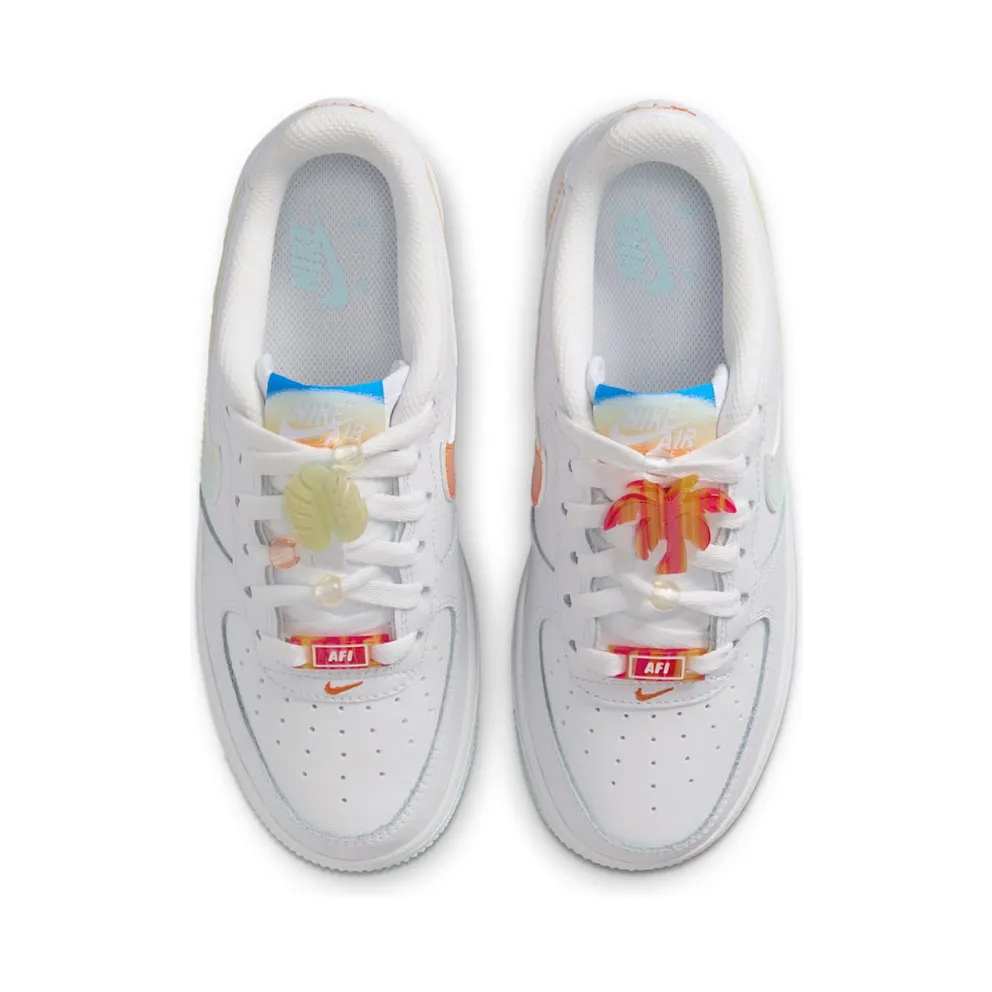 Nike Air Force 1 Low LV8 GS “White Glacier Blue Multi-Color” (IB8890-191)