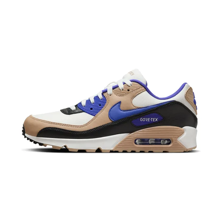 Nike Air Max 90 Gore-Tex “Summit White / Hemp / Black / Lapis” (FD5810-100)