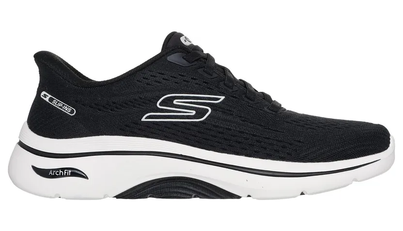 Skechers Slip-ins: GO WALK Arch Fit 2.0 – Kathy Sneaker Zwart/Wit
