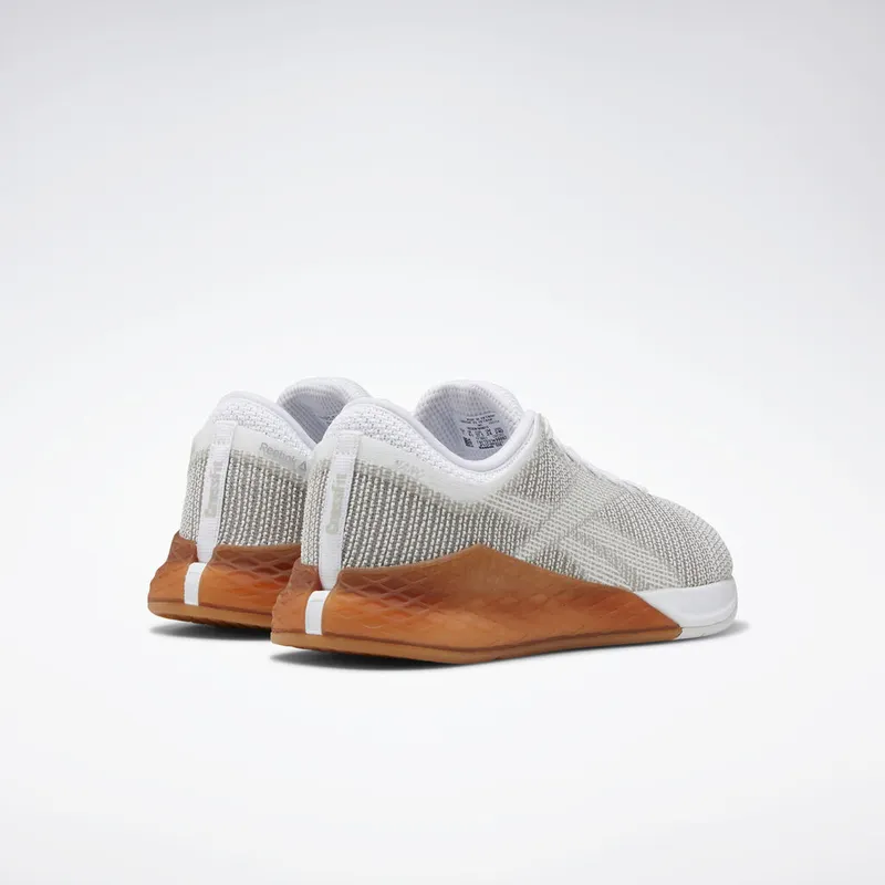 Reebok Nano 9 White Gum (W) White/Skull Grey-Reebok Rubber Gum 03 (Other Brands Other)