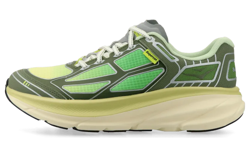 Hoka One Clifton One9 Supervsn Green Flash (1173070-GHL)