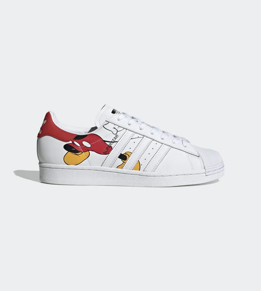 Adidas Mickey Mouse x Superstar ‘Color’ Cloud White/Cloud White/Core Black (FW2901)