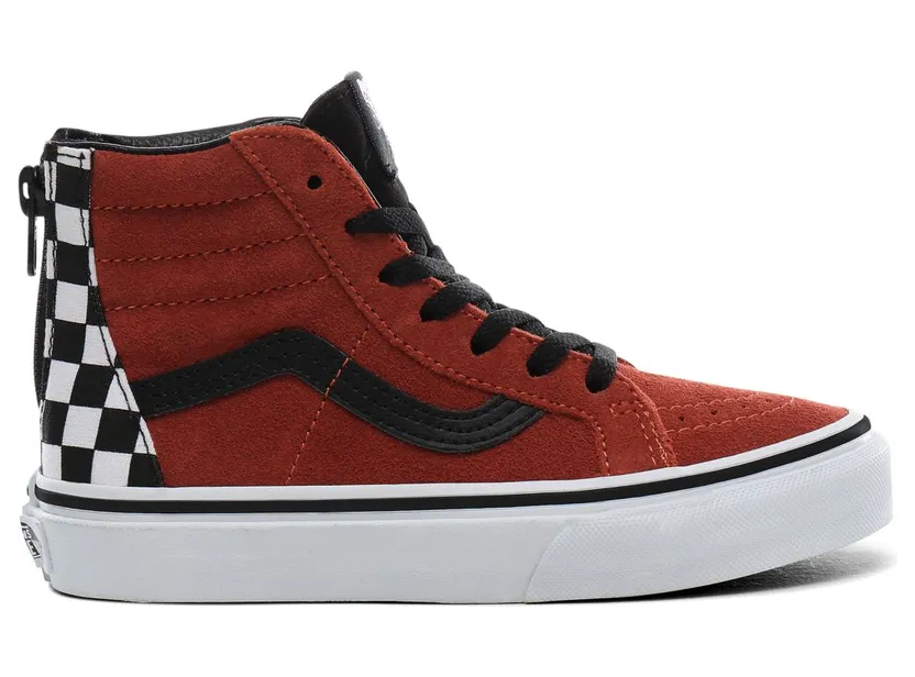 VANS Suede Sk8-hi Schoenen Voor Kinderen (Rood)