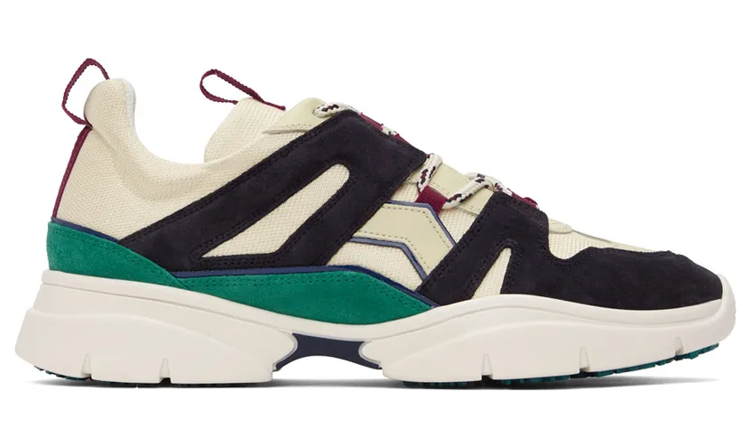 Isabel Marant Black & Green Kindsayh Story Sneakers (22PBK0117-22P023N)