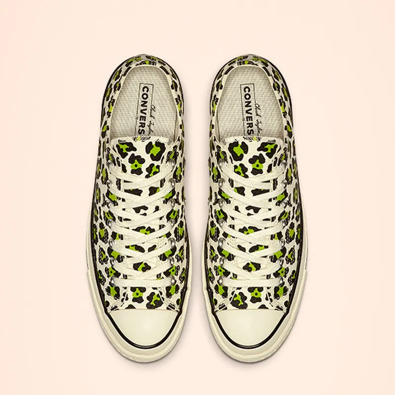 Converse Chuck Taylor All Star 70 Ox Leopard White Bold Lime (164410C)