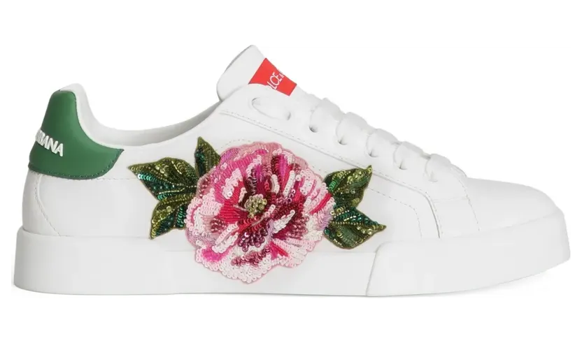 Dolce & Gabbana Dolce & Gabbana mit Blumen-Applikation “White” (CK2318A6H61)