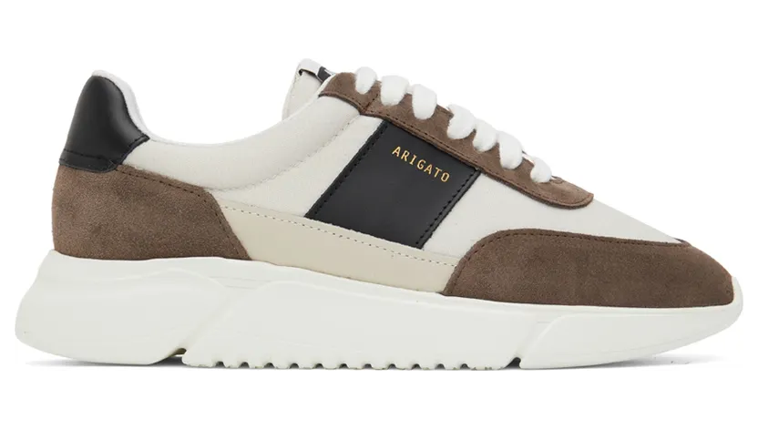 Axel Arigato Beige & Brown Genesis Vintage Runner Sneakers (27573)