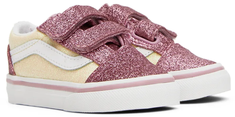 VANS Old Skool Velcro Peuterschoenen Pink (VN0A4VJJ0FU)