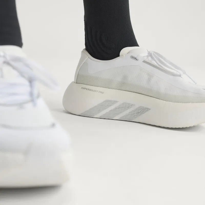 Adidas Hyperboost Edge Running Shoes Cloud White / Silver Metallic / Zero Metalic (KI4426)