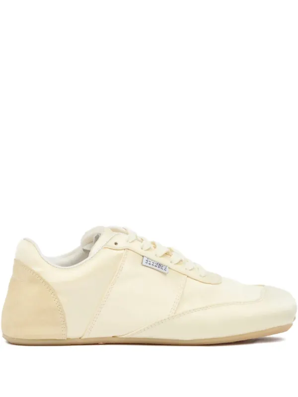 MM6 Maison Margiela Factory in white satin S59WS0248P7563/S_MM6-T1010_500-40