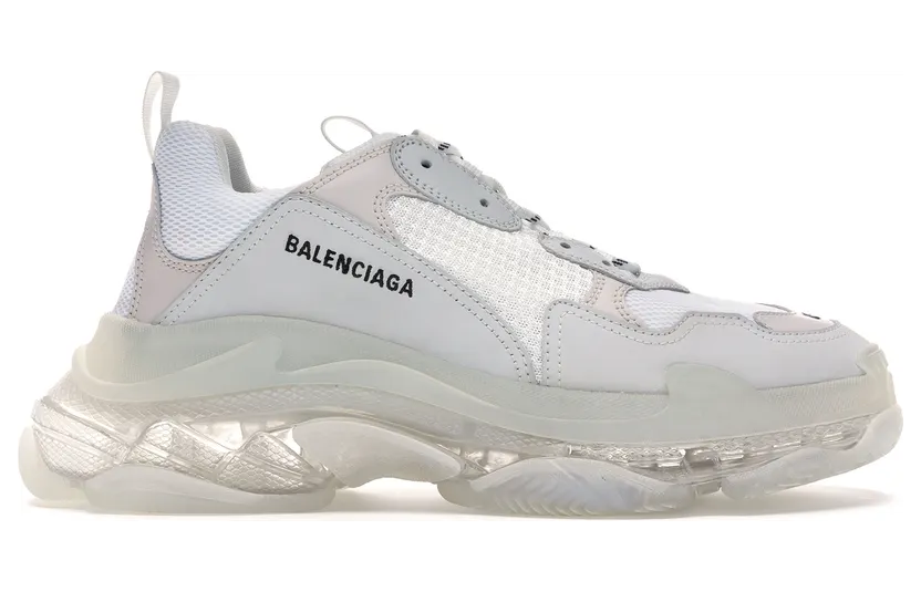 Balenciaga Triple S Clear Sole White