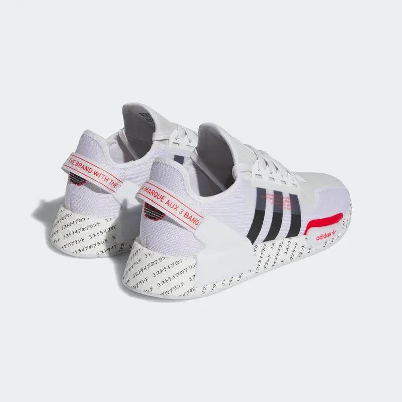adidas NMD R1.V2 Cloud White Core Black Red (ID2853)