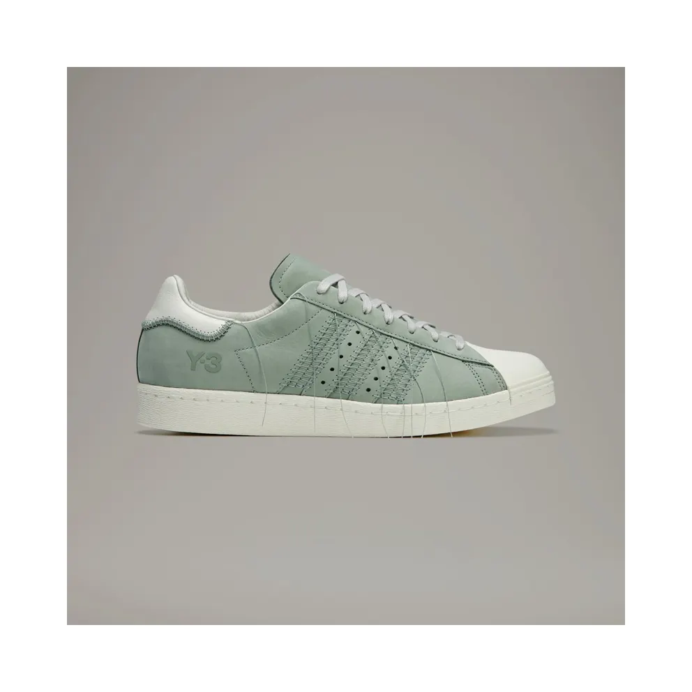 Adidas Y-3 Superstar Silver Green / Off White / Light Brown (IG0801)