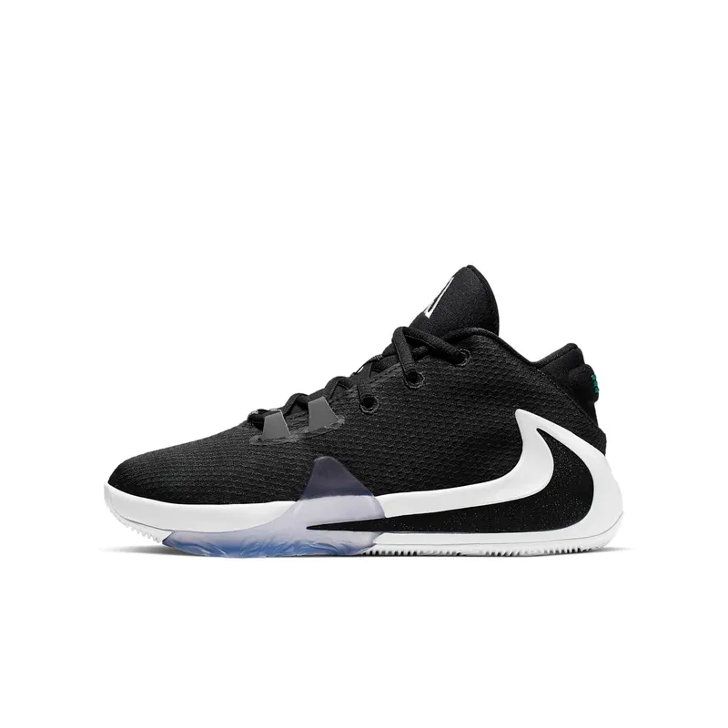 Nike Zoom Freak 1 Black White (GS) Black/Black-White-Lucid Green (BQ5633-001)