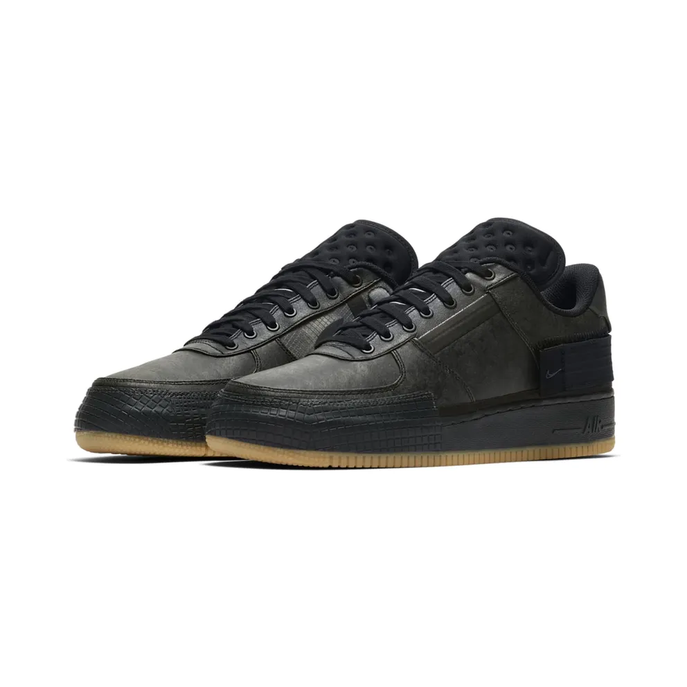 Nike Air Force 1 Type Black Gum Black/Anthracite-Dark Obsidian-Gum Medium Brown (CJ1281-001)