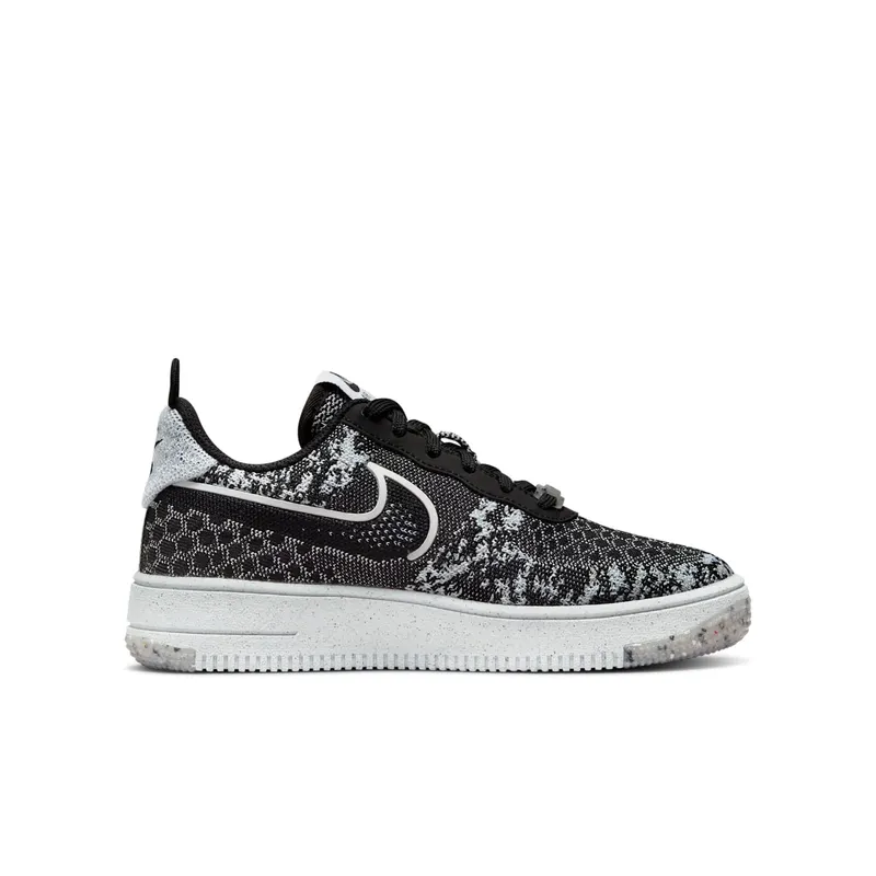 Nike Air Force 1 Crater Flyknit Older Kids’ Black (DM1060-001)