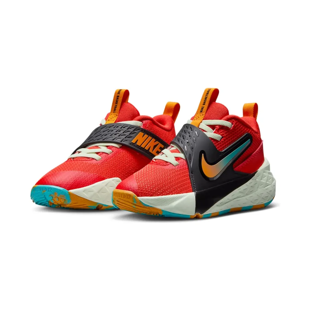 Nike Team Hustle D 12 Picante Red Dusty Cactus Volt Tint Orange Peel (HF6280-601)