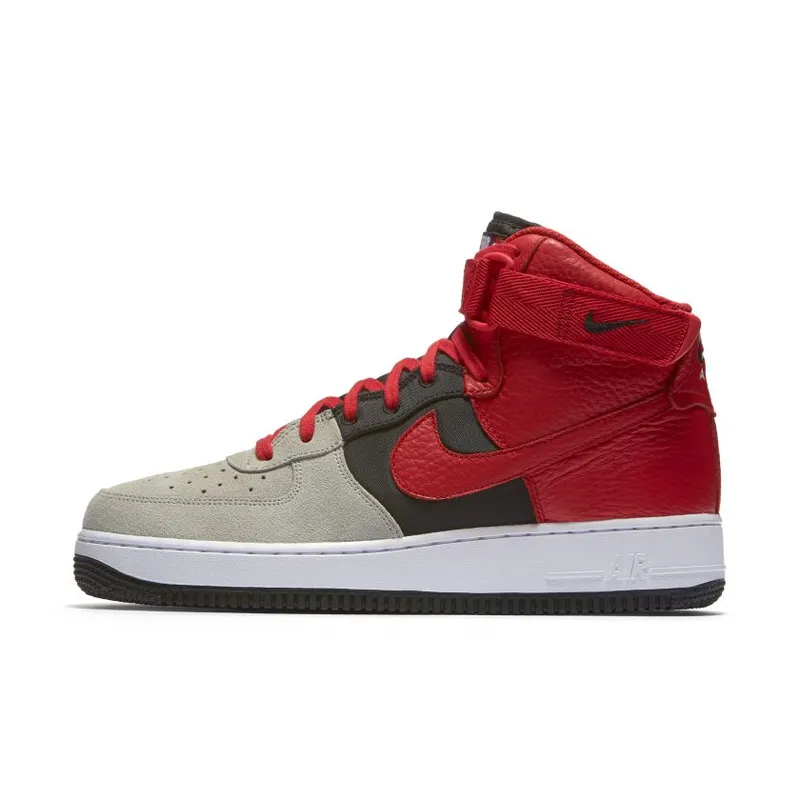 Nike Air Force 1 High ’07 Lv8 Wolf Grey/University Red-Black Wolf Grey/University Red-Black (806403-007)