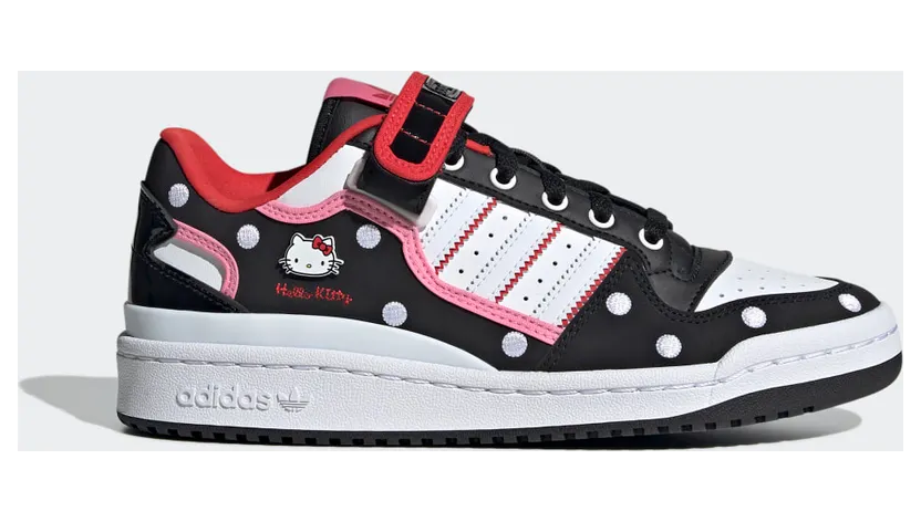 adidas Forum Low Core Black / Cloud White / Bliss Pink (GW7167)