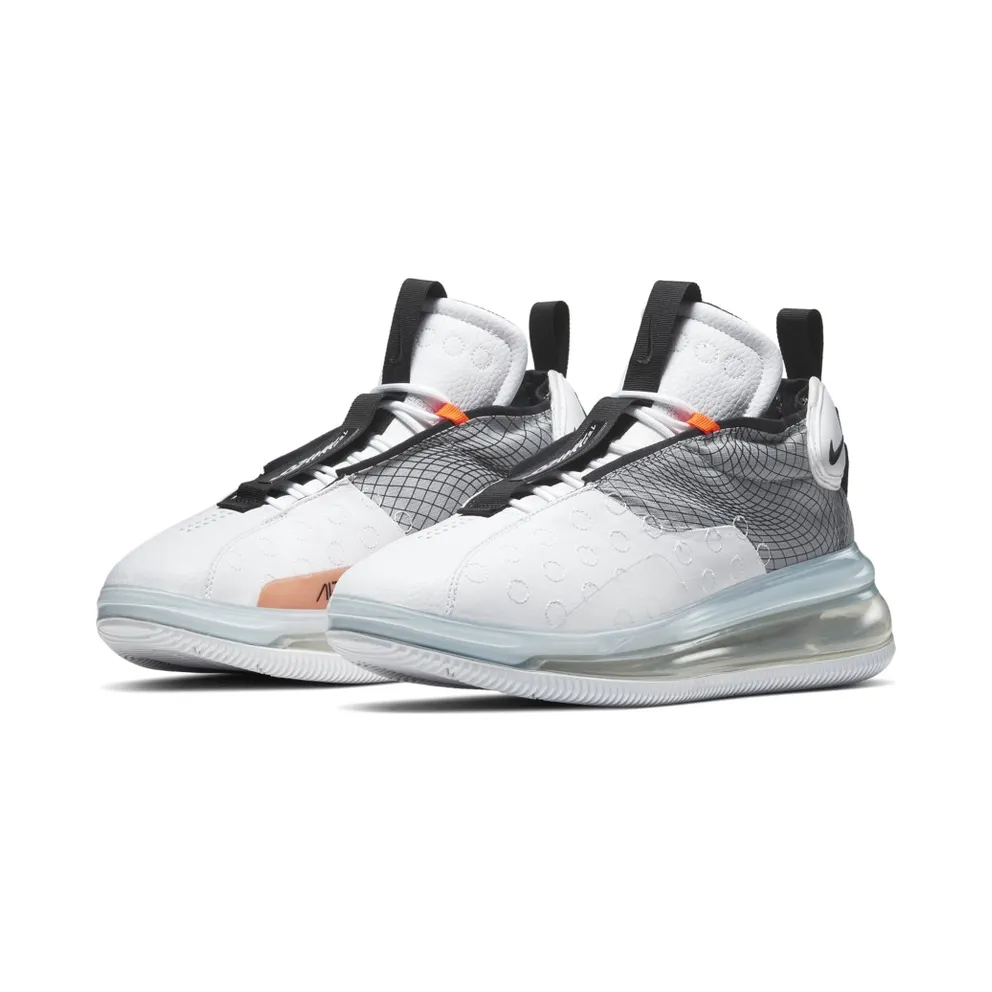 Nike Air Max 720 Waves White White/Wolf Grey-Total Orange-Black (BQ4430-100)