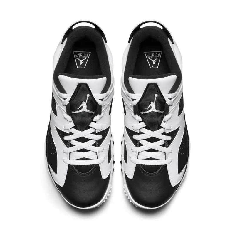 Jordan 6 Retro Golf Cleat Oreo White/Black-Black (800657-110)