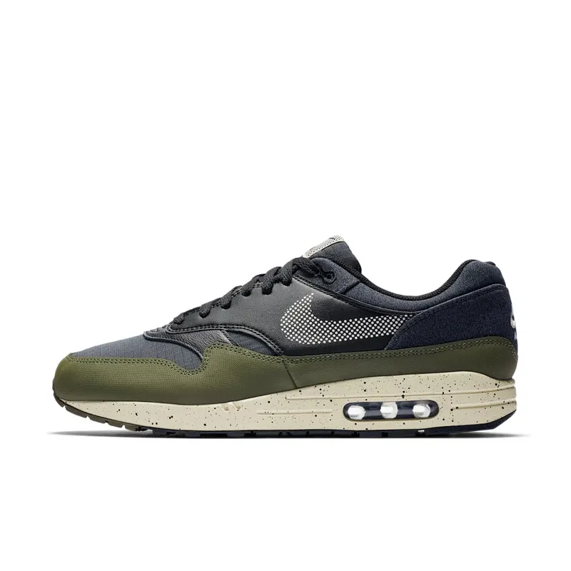 Nike Air Max 1 SE “Medium Olive / Black / Anthracite / Light Cream” (AO1021-200)