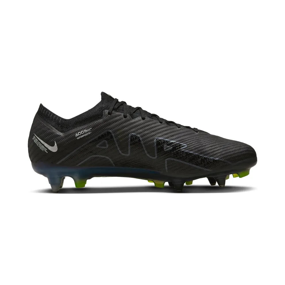 Nike Zoom Mercurial Vapor 15 Elite SG-Pro Anti-Clog Traction Black White Volt (DJ5168-001)