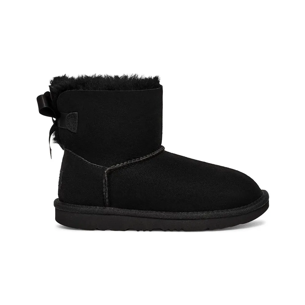UGG Mini Bailey Bow II Boot Black (1017397K-BLK)