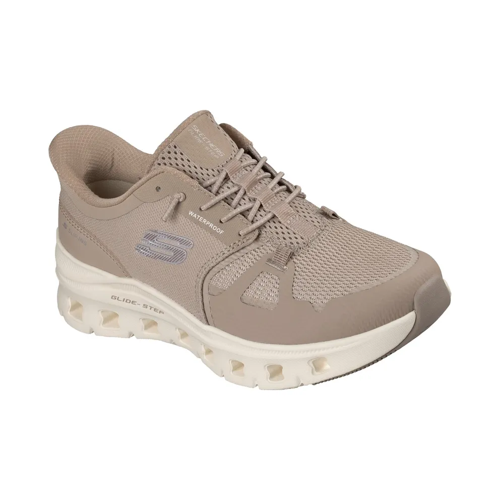 Skechers Slip-ins Waterproof: Glide-Step Pro – Soft Mist Sneaker Taupe