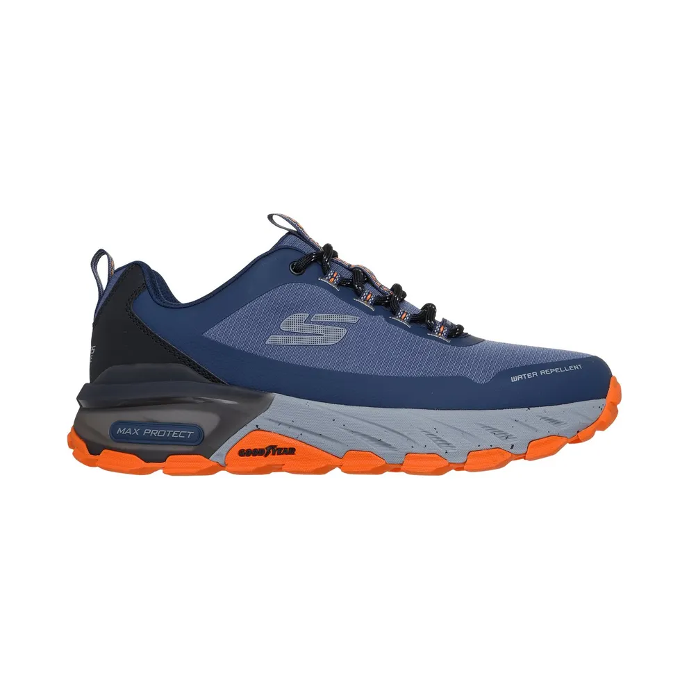 Skechers Max Protect – Promote Track Sneaker Marine/Oranje