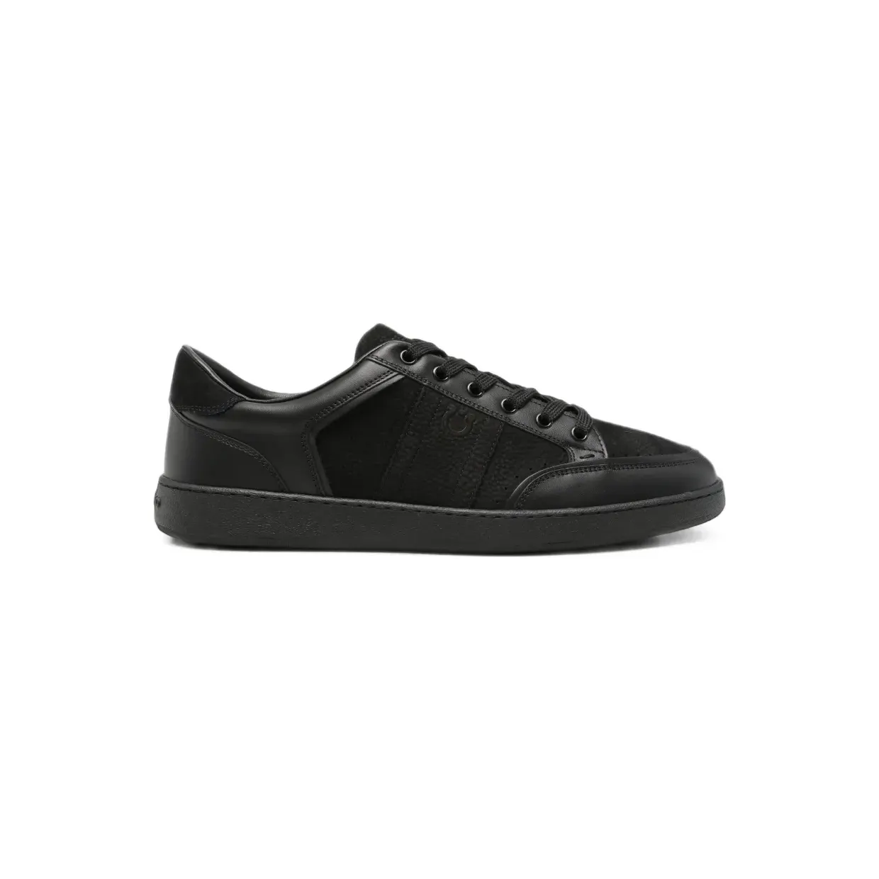 Ferragamo Gancini panelled leather “Black” (798331)
