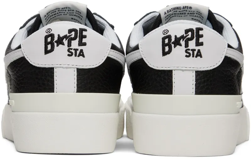 BAPE White Mad Sta Sneakers (001FWI201014I)