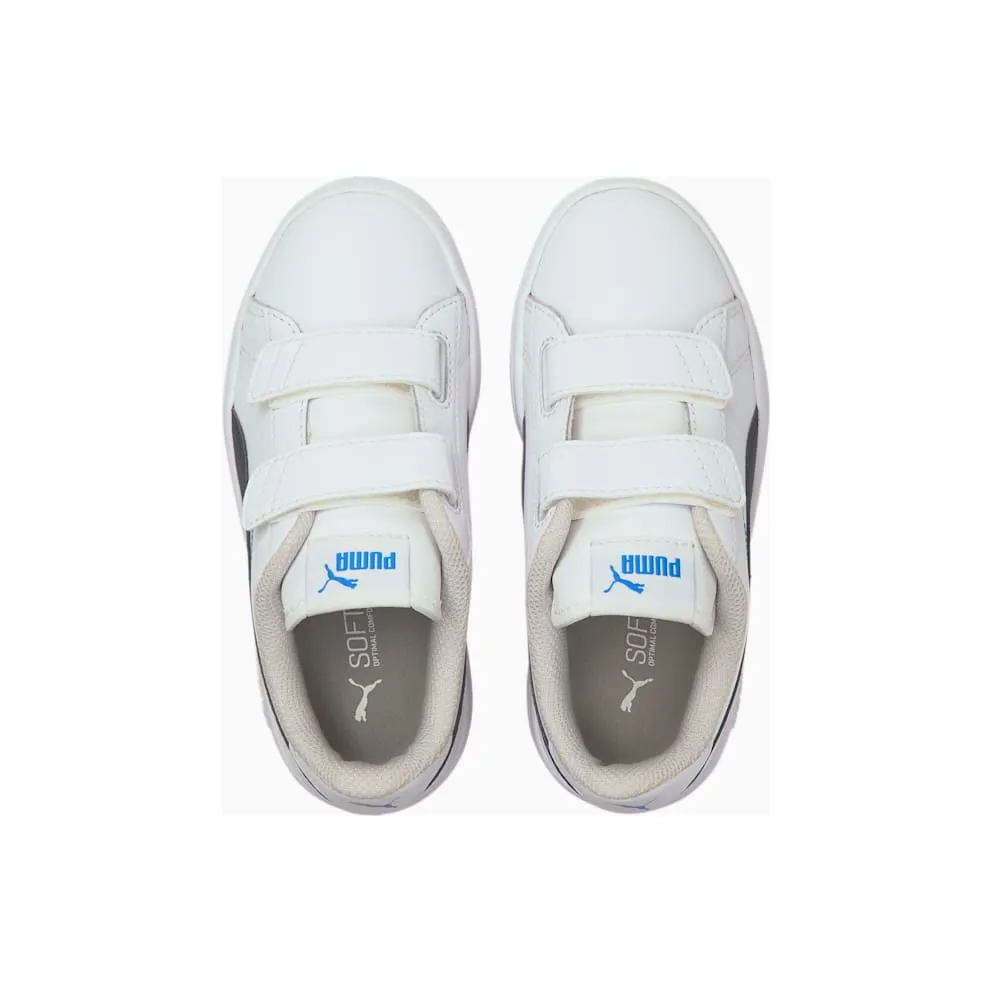 PUMA Smash V2 Kids’ White/Intense Blue (365173-30)