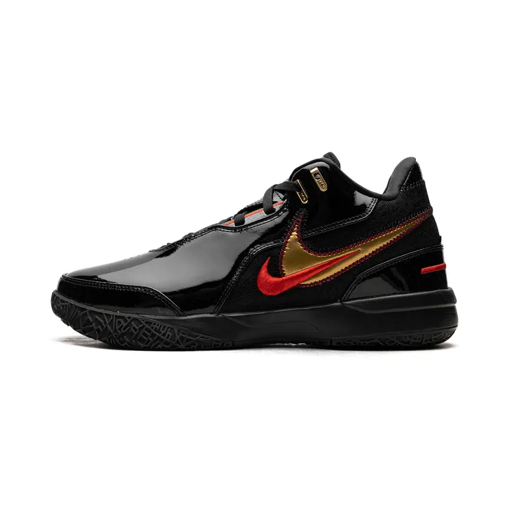 Nike Zoom LeBron NXXT Gen AMPD “Black University Red Gold” (FJ1567-001)