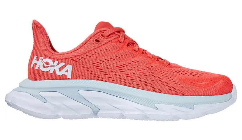 Hoka One One Clifton Edge Hot Coral (W) (1110511-HCWH)