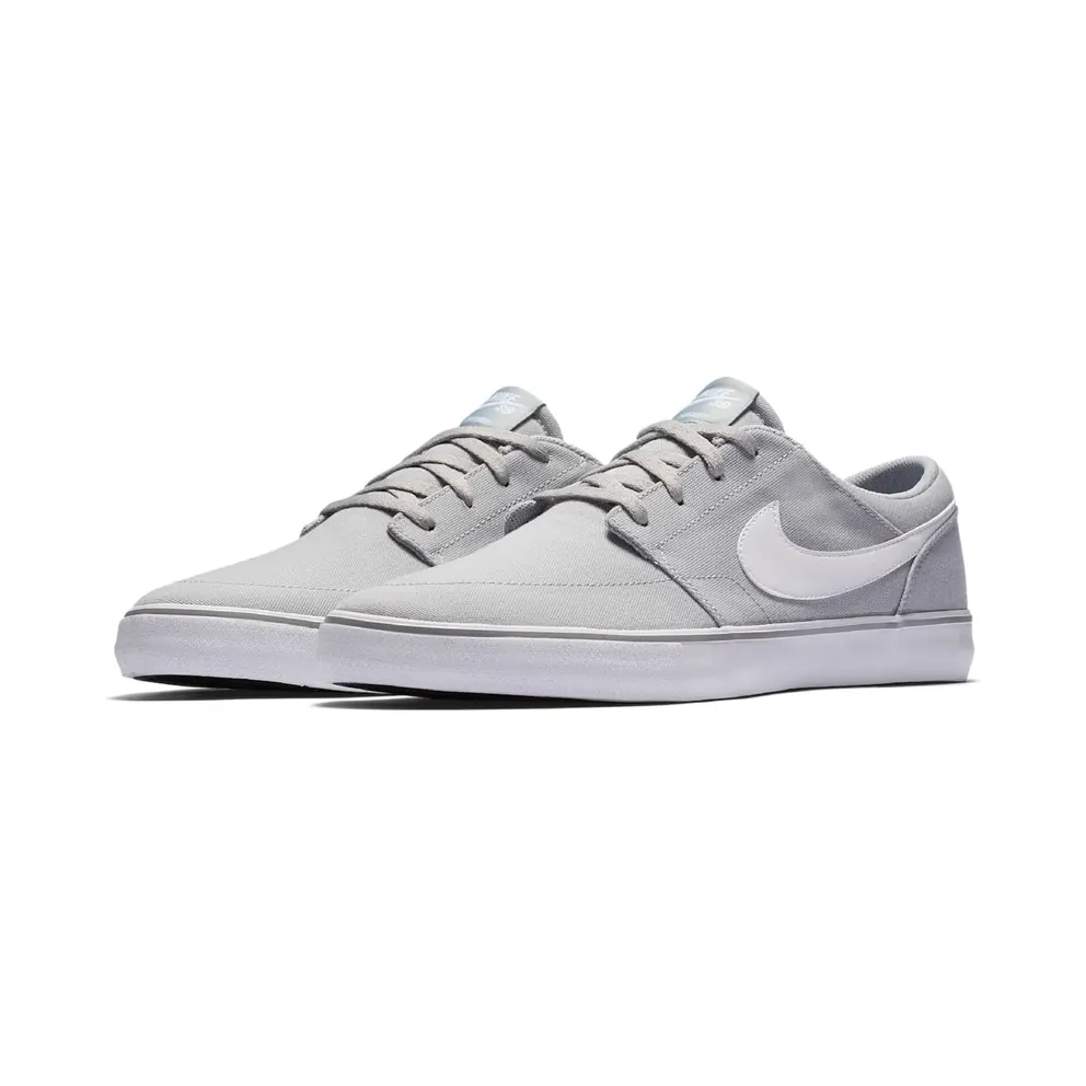 Nike SB Solarsoft Portmore 2 Wolf Grey Wolf Grey White White (880268-011)