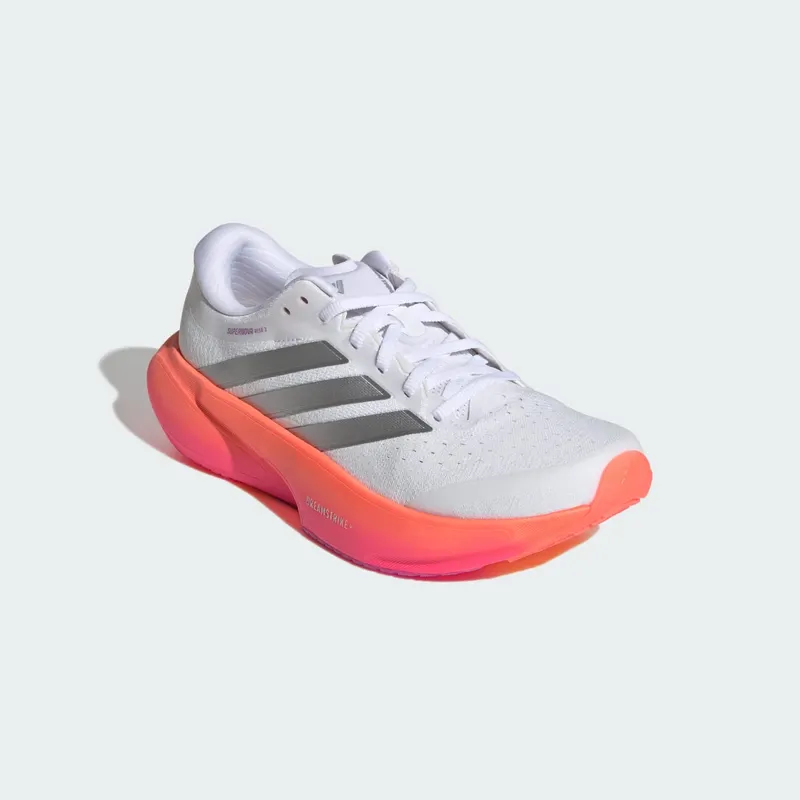 Adidas SUPERNOVA RISE 3 Running Shoes Cloud White / Silver Metallic / Lucid Pink (JR7375)