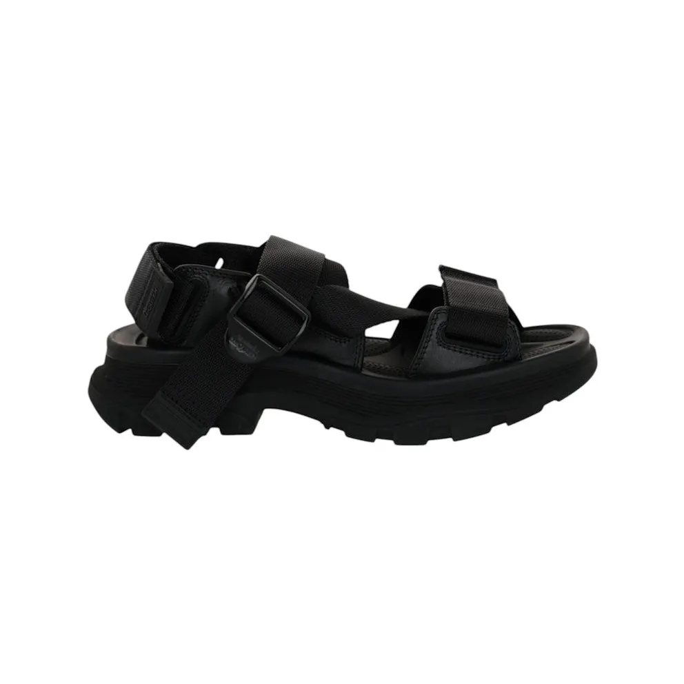 Alexander McQueen Tread Sandals Black (667285-W4R51-1000)